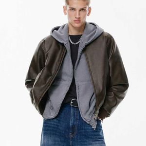 Pull&Bear – bomberjacke in Grau für Herren