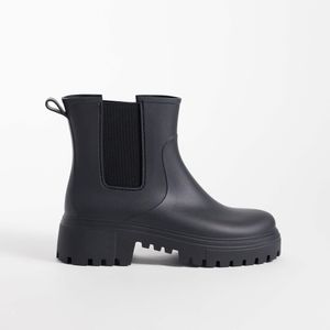 London Rebel Blue Phoebe Chunky Chelsea Gumboots