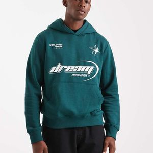 Jack & Jones Green Hoodie With Back Graphic for men