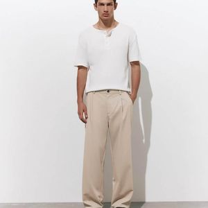 Pull&Bear – elegante hose in Schwarz für Herren