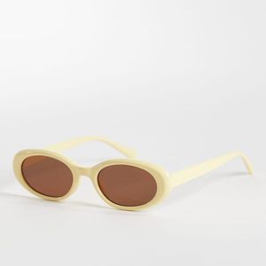JJXX Natural Oval Sunglasses
