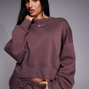 Nike Purple Phoenix Fleece Over-oversized Sweatshirt