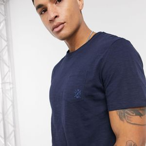 T-shirt con tasca di Tom Tailor in Blu da Uomo