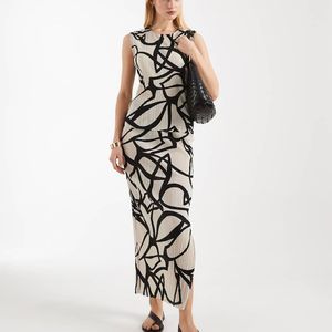Vero Moda White Plisse Maxi Skirt Co-Ord