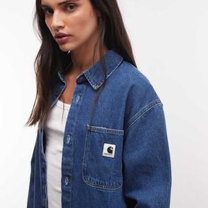 Carhartt Blue Marly Denim Shirt Jacket