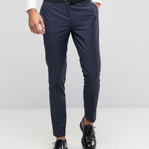 ASOS Black Skinny Suit Pants With Tonal Design for men