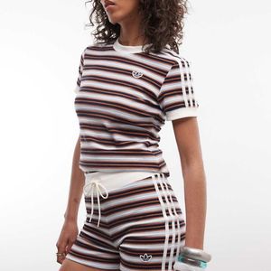 Adidas Originals White Terry Towelling Shorts