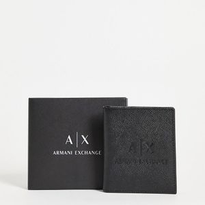 Ax - portacarte di Armani Exchange in Nero da Uomo