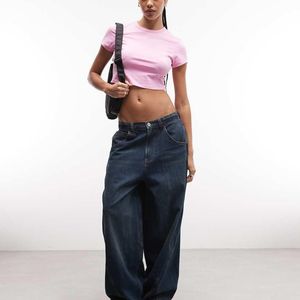 Collusion Blue Super Crop T-shirt