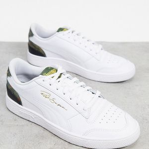 PUMA – ralph sampson – sneaker mit applikation in Weiß für Herren