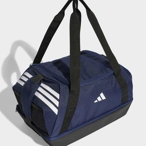 Adidas Originals Blue Tiro Duffle Bag Small With Bottom Compartment