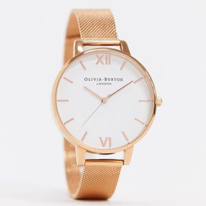 Olivia Burton Mettallic – Gewebte Armbanduhr