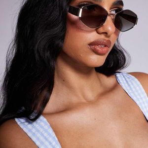 ALDO Black Rilibaen Slim Hex Sunglasses