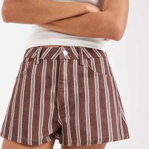 ASOS Brown Denim A Line Short