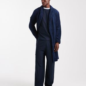 Brave Soul Blue Fluffy Dressing Gown
