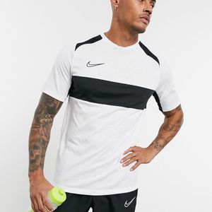 Academy - t-shirt con riga sul petto, colore di Nike Football in Bianco da Uomo