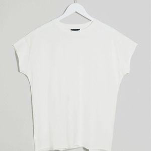 Camiseta blanca sin mangas con diseño extragrande ASOS de color Blanco