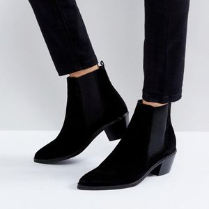 H by Hudson Black H By Hudson Suede Ankle Boots
