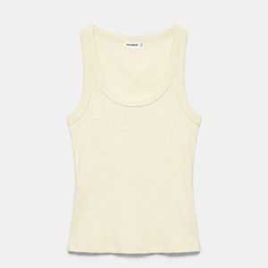 Pull&Bear Natural Basic Tank Top