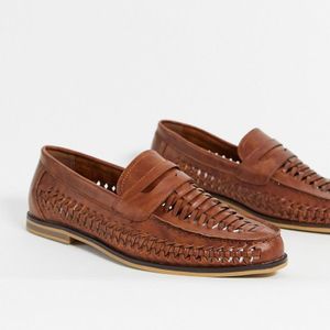Topman – gewebte loafer in Braun für Herren
