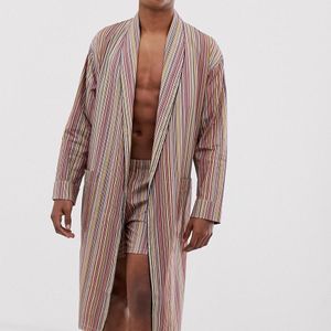 Robe de chambre légère à rayures - Multicolore Paul Smith pour homme