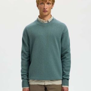SELECTED – pullover in Grün für Herren