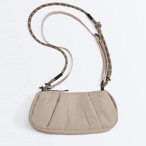 Oysho Natural Padded Crossbody Bag