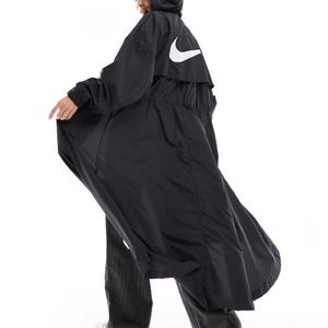 Nike Blue Oversized Trench Jacket