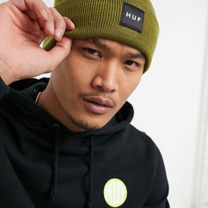 Essentials box - bonnet à logo - vert militaire Huf pour homme en coloris Noir