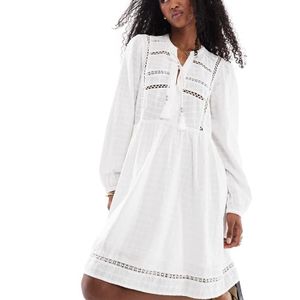 Accessorize White Long Sleeve Kaftan