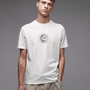 Napapijri Grey Phos Whisper T-shirt for men