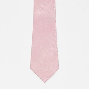 ASOS Pink Tie With Rose Design for men