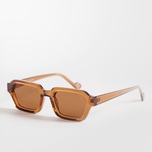 ASOS Pink Rectangle Sunglasses for men