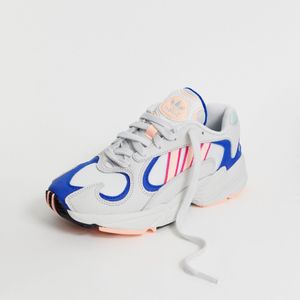 Adidas Originals Yung-1 メッシュ&スエード スニーカー ホワイト