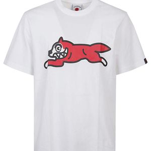 ICECREAM White Running Dog Printed T Shirt for men