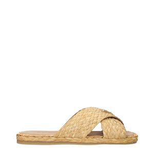 Prada Slippers And Clogs Raffia/Natural