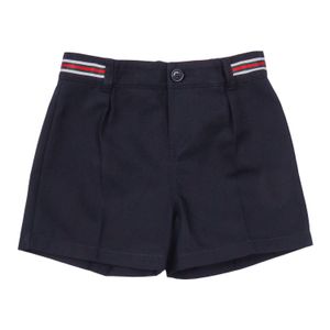 Gucci Blue B Bermuda Light Cotton Canvas