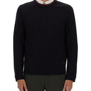 Paul Smith Black Shirt With Embroidered Logo