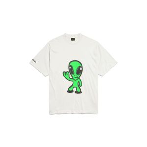 Balenciaga Green Hi There + Dripley T-Shirt Medium Fit
