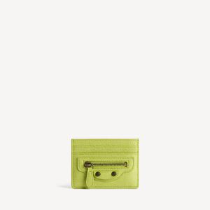 Balenciaga Green Le City Card Holder