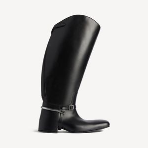 Balenciaga Black Excavator Riding Boot for men