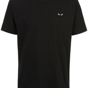 T-shirt à patch cœur COMME DES GARÇONS PLAY pour homme en coloris Noir