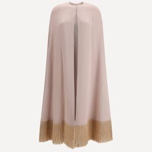 DI STAVNITSER Pink Deco Crepe Cape