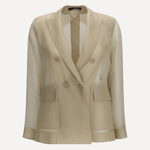 Max Mara Natural Slogan Jacket