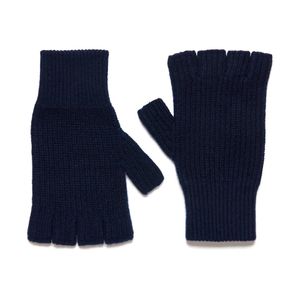 Benetton Fingerlose Handschuhe In Strick in Blau für Herren