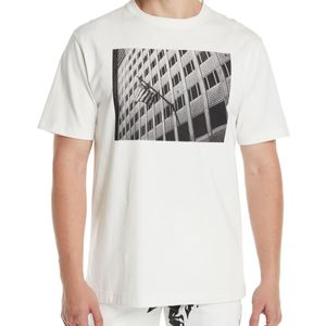 CALVIN KLEIN 205W39NYC White Men's Photographic Flag T-shirt for men