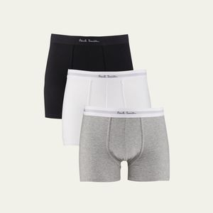 Paul Smith Gray 3-Pack Solid Boxer Trunks for men