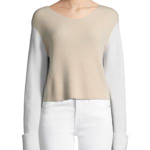 Vince Colorblocked Cashmere Sweater