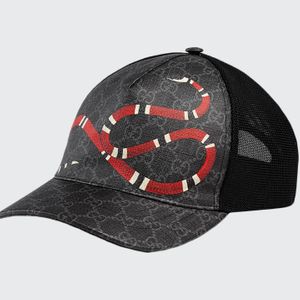 Gorra de béisbol GG Supreme con estampado Kingsnake Gucci de hombre de color Negro