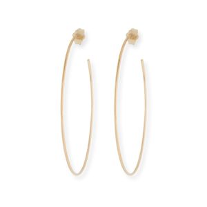 Lana Jewelry Metallic 14k Wire Hoop Earrings